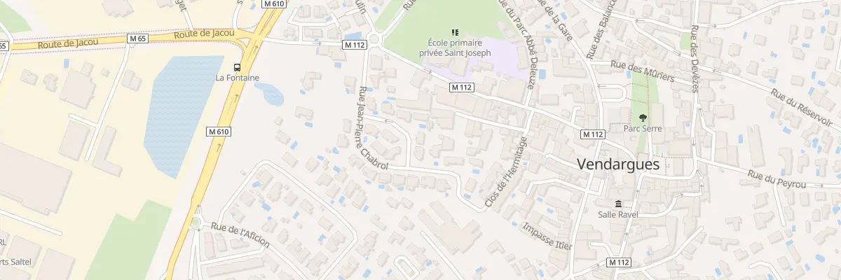 Plan du 38 Rue Jean Pierre Chabrol à Vendargues