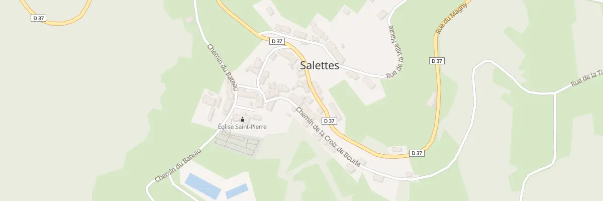 Plan du 5035 Le Bourg à Salettes