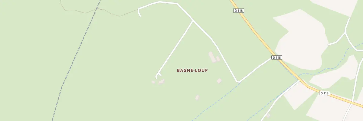 Plan du 5061 Bagne Loup à Brouzet-lès-Quissac