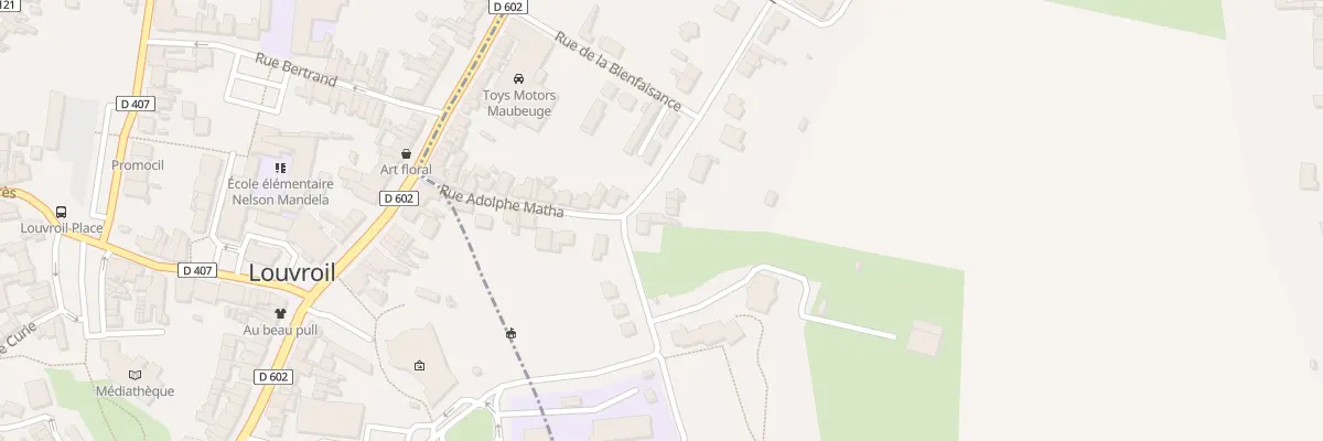 Plan du 115 Rue du Gauche Pied à Maubeuge