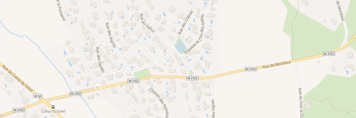 Plan du 34 Rue du Vallon à Montaud
