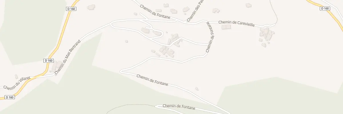 Plan du 532 Che de Fontane à Saint-Paul-la-Coste