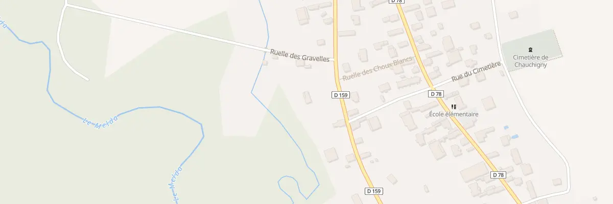 Plan du 16 Rue de la Vallee à Chauchigny