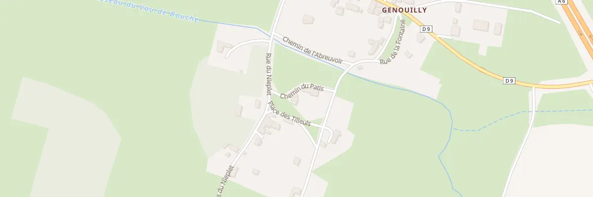 Plan du 2 Che du Patis à Provency