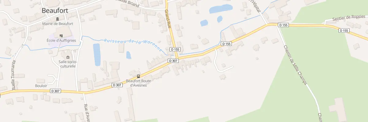 Plan du 2 Che de Wattignies à Beaufort