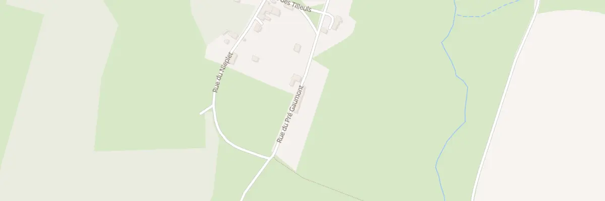 Plan du 3 Rue du Pré Gaumont à Provency