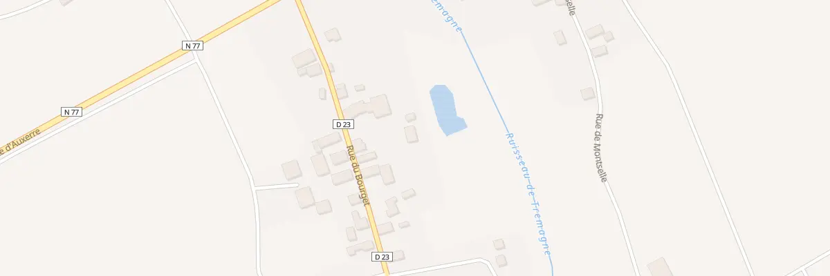 Plan du 34B Rue Du Bourget à Chamoy