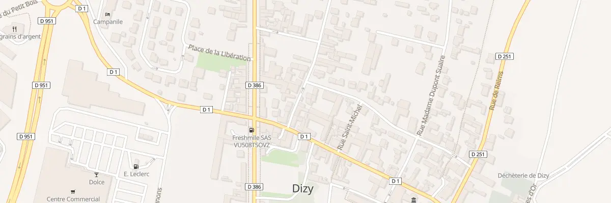 Plan du 42 Rue Daniele Casanova à Dizy