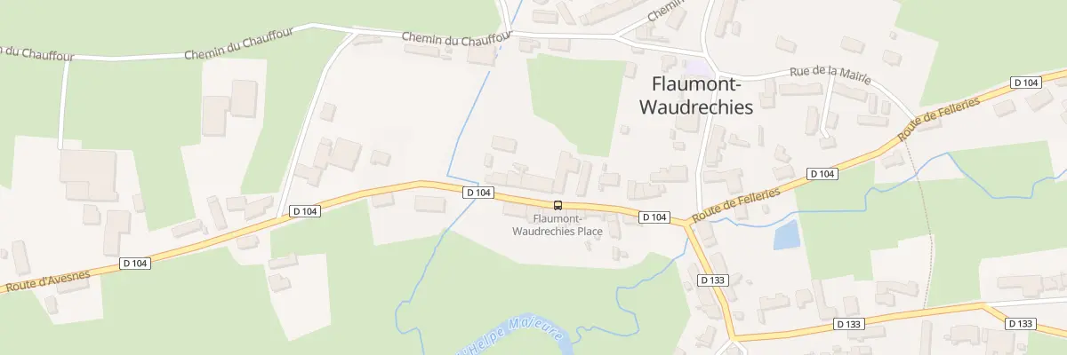 Plan du 18 Rue de la Place à Flaumont-Waudrechies