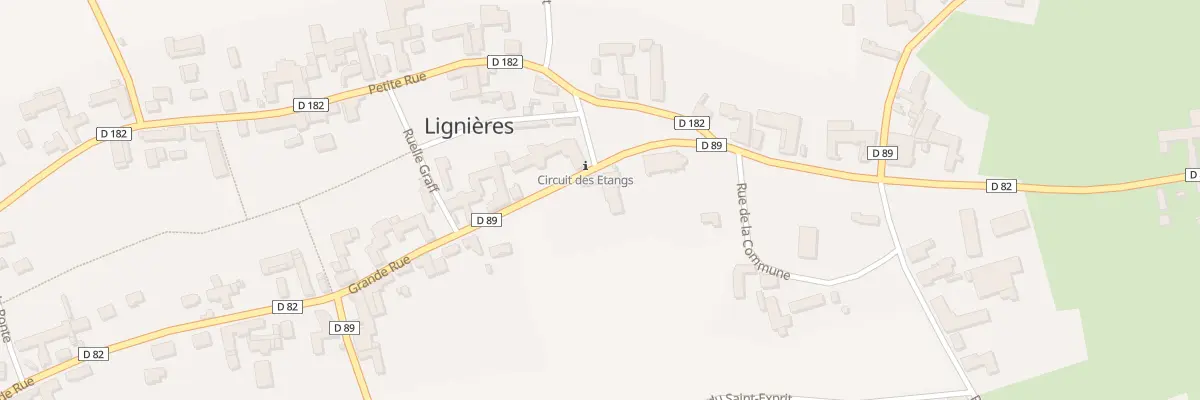 Plan du 1 Gr Grande Rue à Lignières