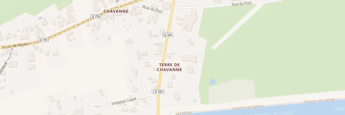Plan du 10 Rue de Chavannes à Chassenard
