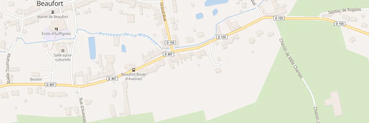 Plan du 4 Che de Wattignies à Beaufort