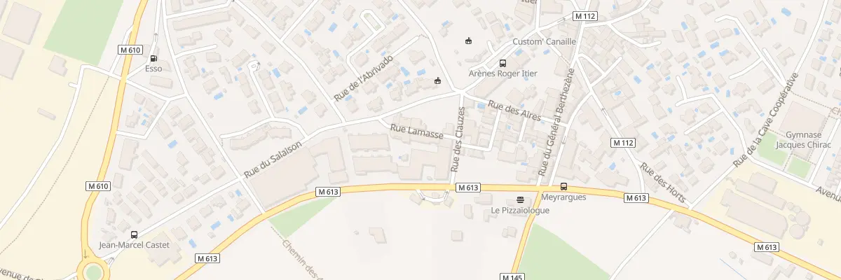 Plan du 1 Rue Lamasse à Vendargues