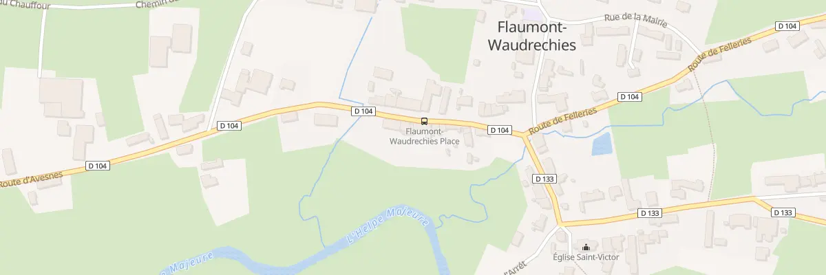 Plan du 17 Rue de la Place à Flaumont-Waudrechies