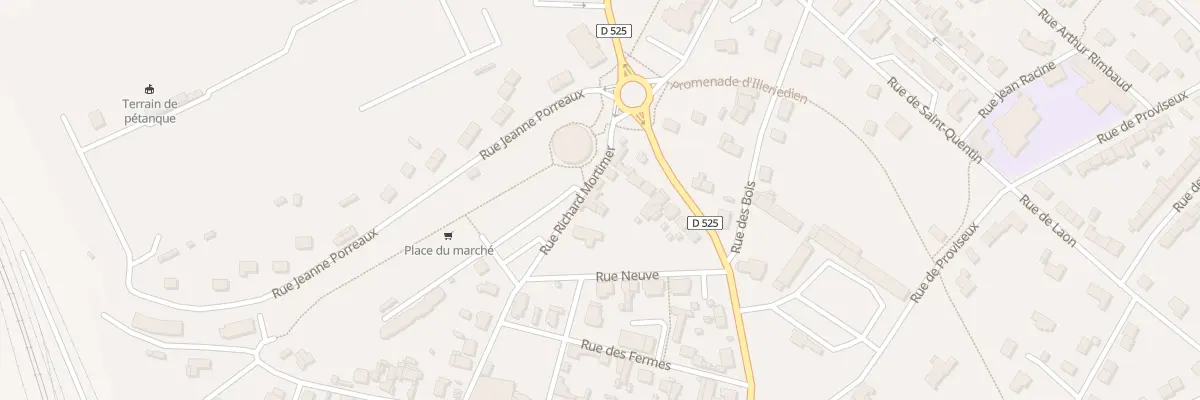 Plan du 2 Rue Richard Mortimer à Villeneuve-sur-Aisne