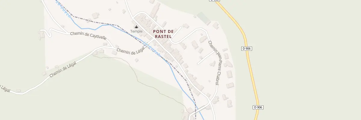Plan du 39 Rue Pont de Rastel Aime Cregut à Génolhac