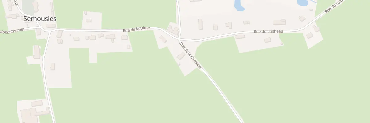 Plan du 2 Rue de la Carnelle à Semousies