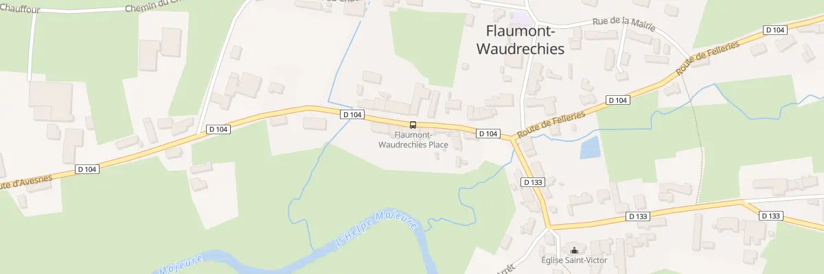 Plan du 15 Rue de la Place à Flaumont-Waudrechies