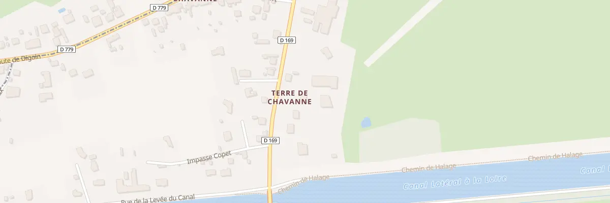 Plan du 8 Rue de Chavannes à Chassenard