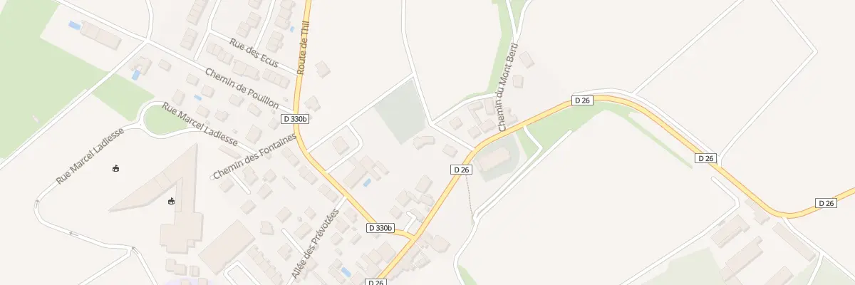 Plan du 1 Pl Saint Nicaise à Saint-Thierry