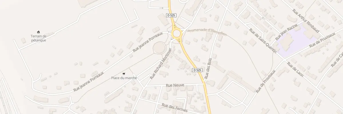 Plan du 4 Rue Richard Mortimer à Villeneuve-sur-Aisne