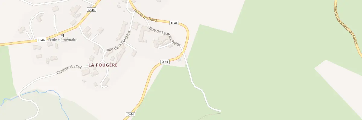 Plan du 5033 La Pra à Lérigneux