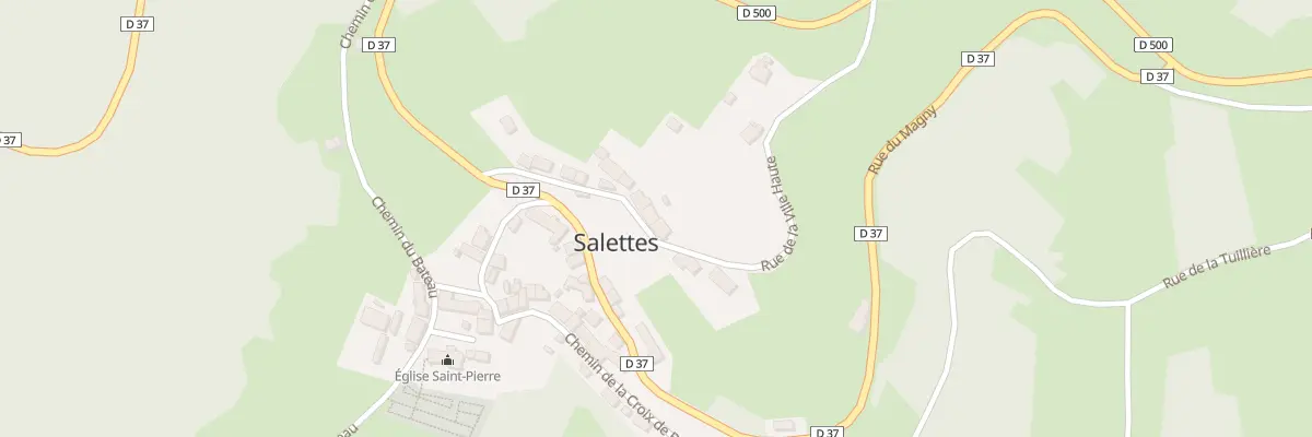 Plan du 5060 Le Bourg à Salettes