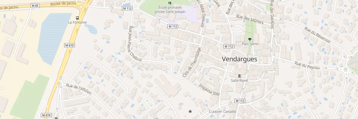 Plan du 30 Rue Jean Pierre Chabrol à Vendargues