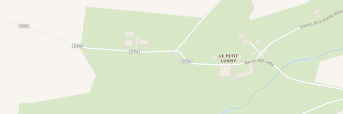 Plan du 2 Hameau du Petit Lugny à Thenailles
