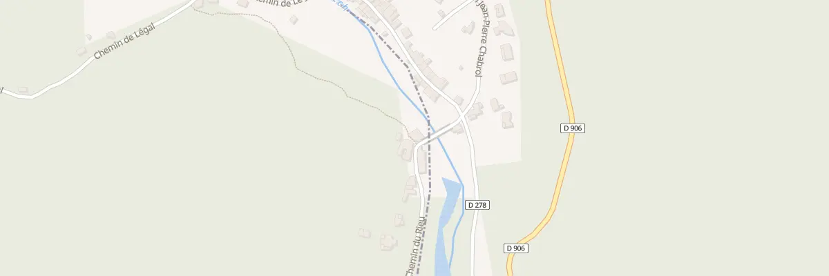 Plan du 5219 Che du Rieu à Chamborigaud