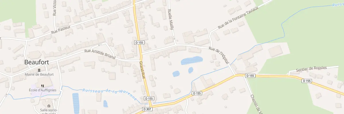 Plan du 12 Rue de l’Hopital à Beaufort