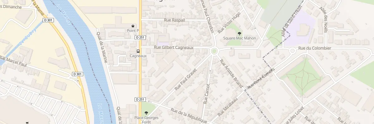 Plan du 13 Rue Paul Gravet à Magenta