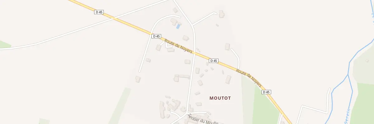 Plan du 2 Rte de la Sarre à Annay-sur-Serein