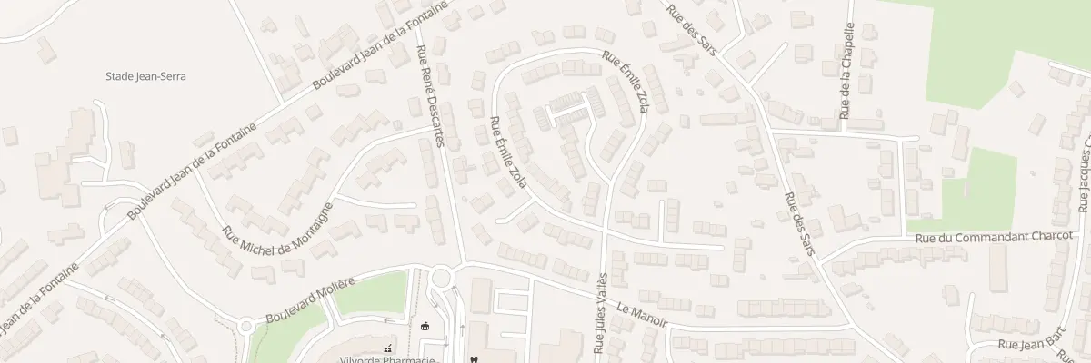 Plan du 57 Rue Emile Zola à Maubeuge