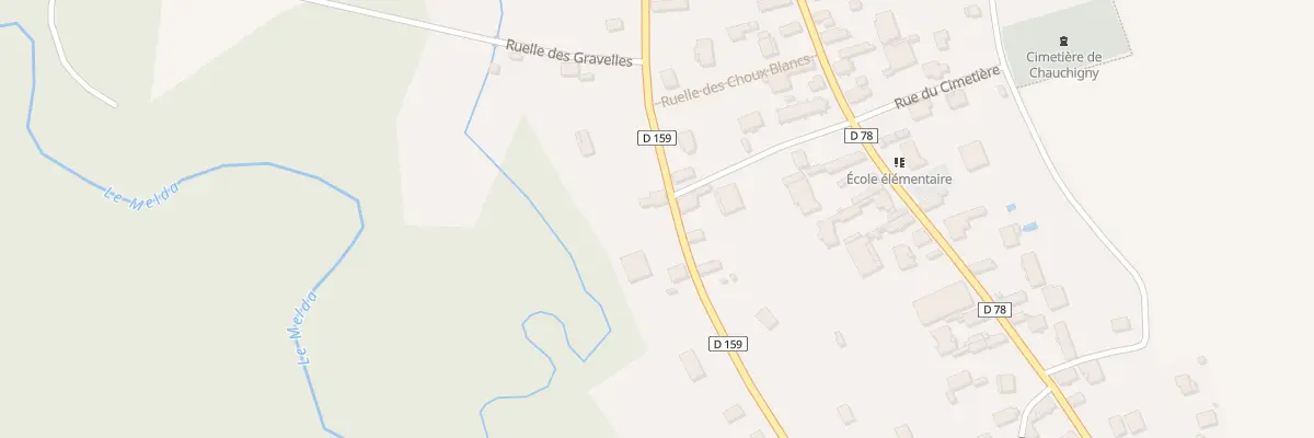 Plan du 20 Rue de la Vallee à Chauchigny