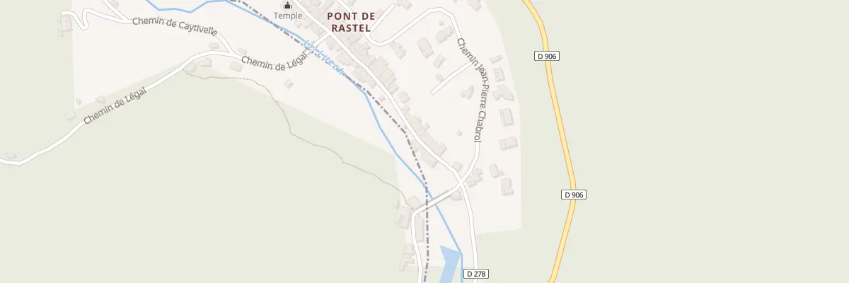 Plan du 53 Rue Pont de Rastel Aime Cregut à Génolhac