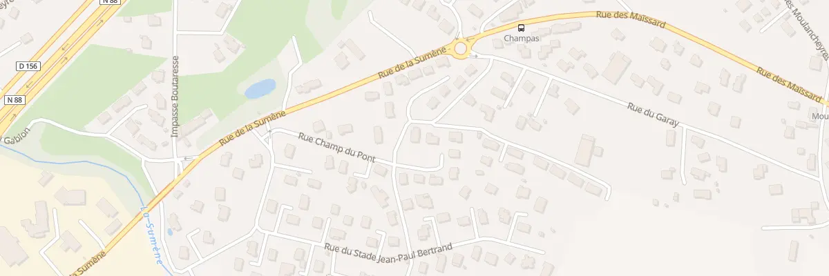 Plan du 7 Rue Champ du Pont à Blavozy