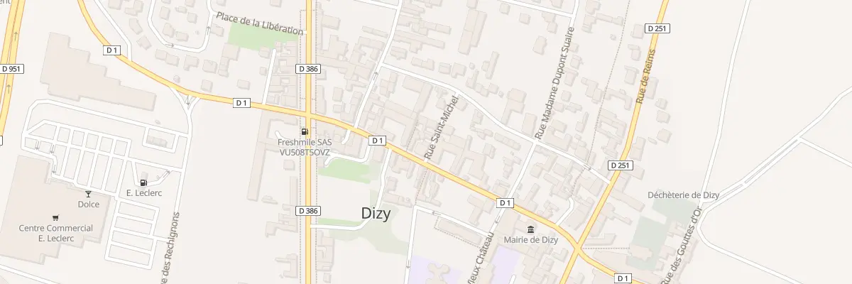Plan du 19 Rue Saint Michel à Dizy