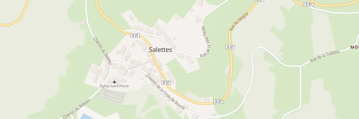 Plan du 184 Rue de la Ville Haute à Salettes