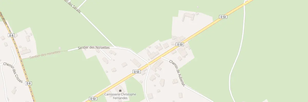 Plan du 2670 Rte de Villemontais à Lentigny