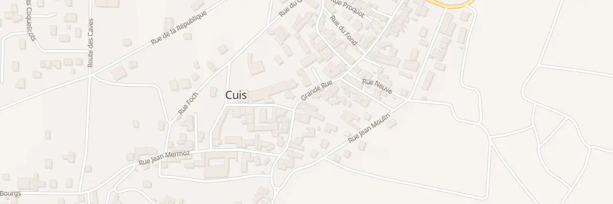 Plan du 33 Gr Grande Rue à Cuis