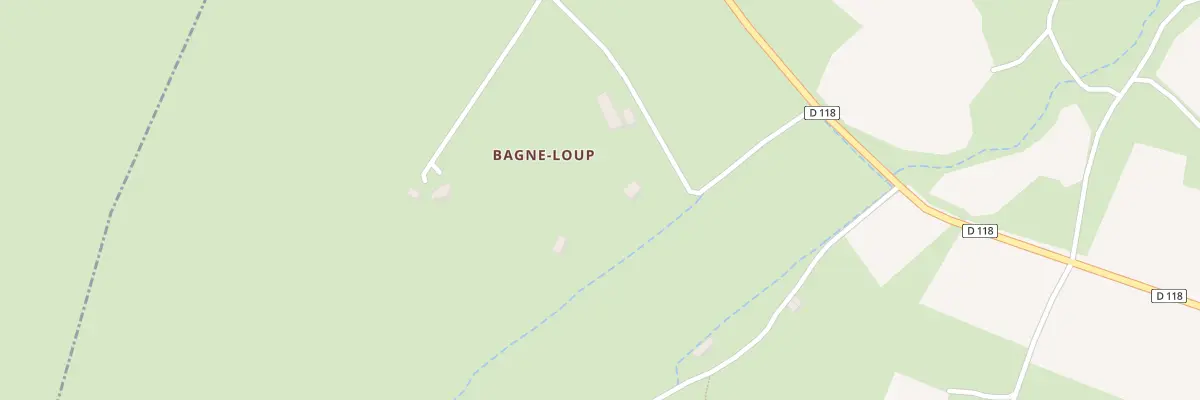 Plan du 5111 Bagne Loup à Brouzet-lès-Quissac