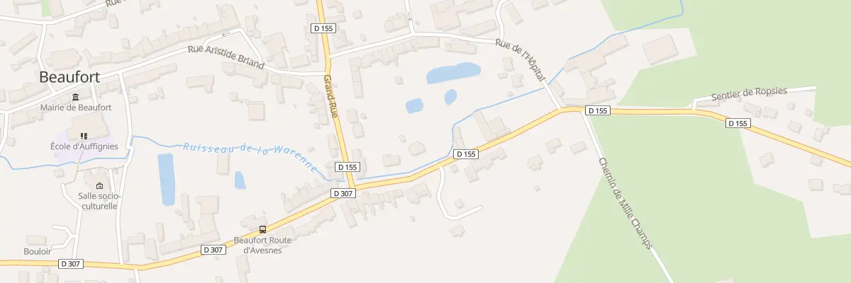Plan du 3 Che de Wattignies à Beaufort