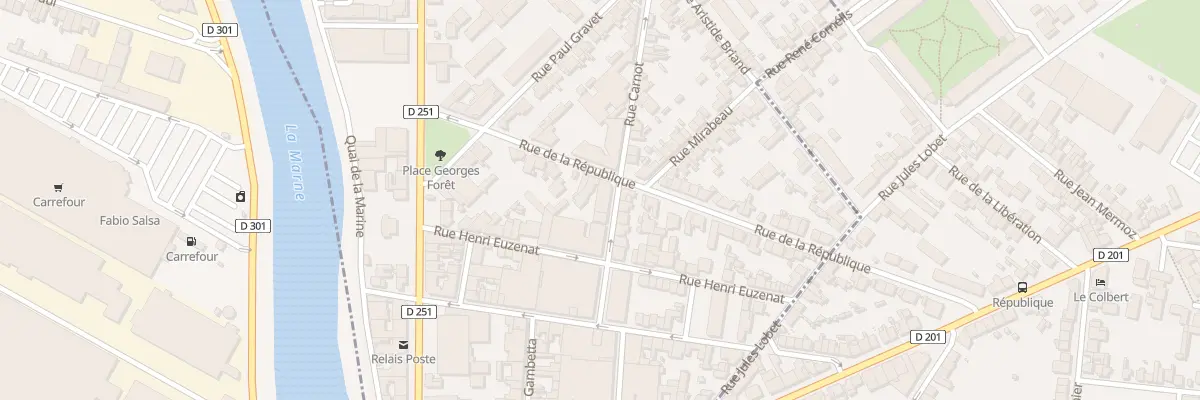 Plan du 5 Rue Carnot à Magenta