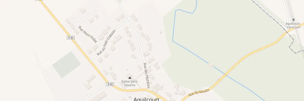 Plan du 6 Rue des Pêcheurs à Aguilcourt