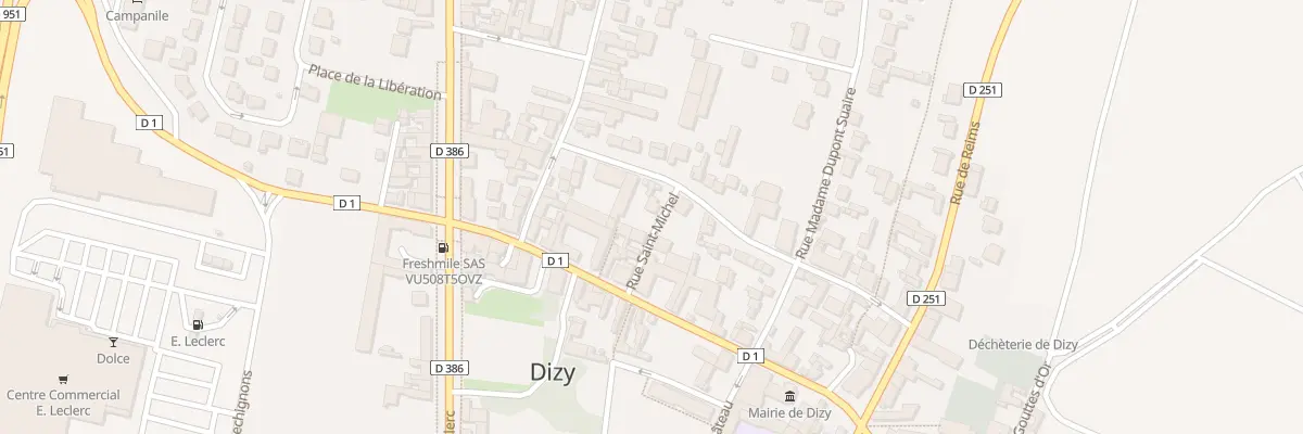Plan du 61 Rue Saint Michel à Dizy