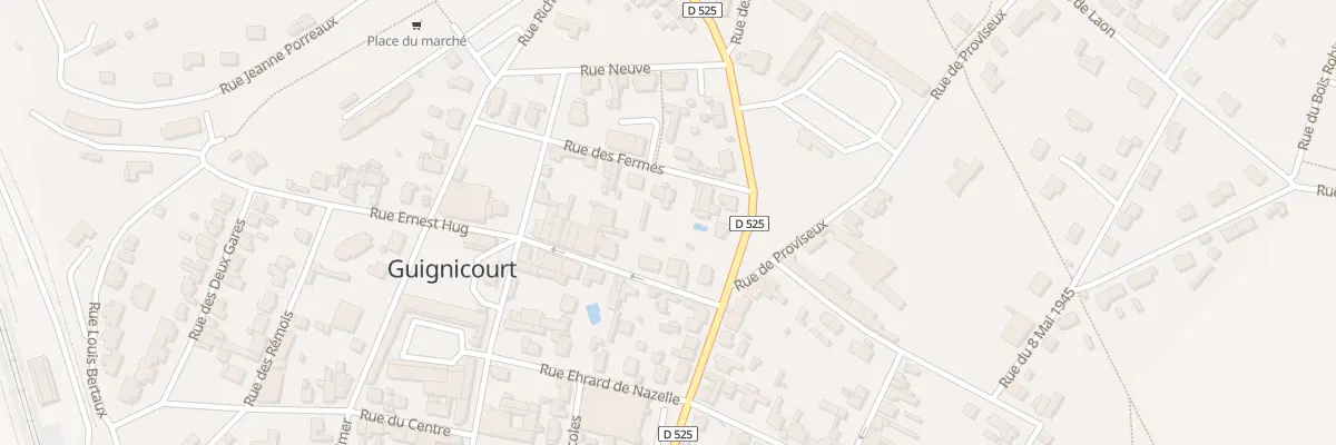 Plan du 1 Rue des Fermes à Villeneuve-sur-Aisne