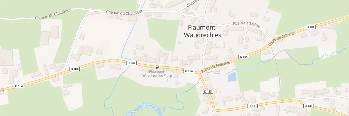 Plan du 14 Rue de la Place à Flaumont-Waudrechies