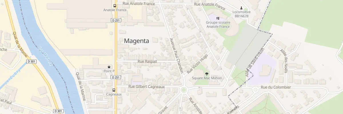 Plan du 29 Rue Raspail à Magenta