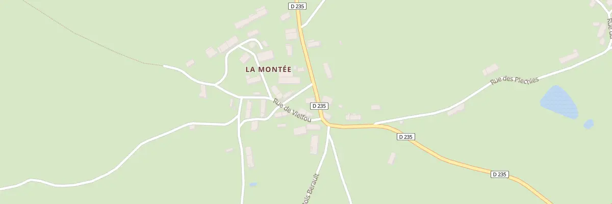 Plan du 92 Rte du Mont Recou à Brassy